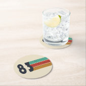 Geboren in 1983  verjaardagscadeau ronde kartonnen onderzetter (Insitu)