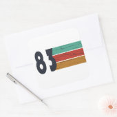 Geboren in 1983  verjaardagscadeau vierkante sticker (Envelop)