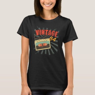 Geboren in 1984 34e verjaardag Vintage 84 80's Kin T-shirt
