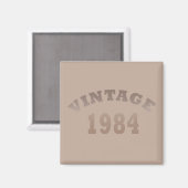 Geboren in 1984 40e verjaardag magneet (Voorkant / Achterkant)