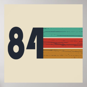 Geboren in 1984  40e verjaardagscadeau poster