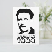 Geboren in 1984 (George Orwell) Kaart (Staand voorkant)