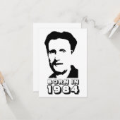 Geboren in 1984 (George Orwell) Kaart (Voorkant / Achterkant in situ)