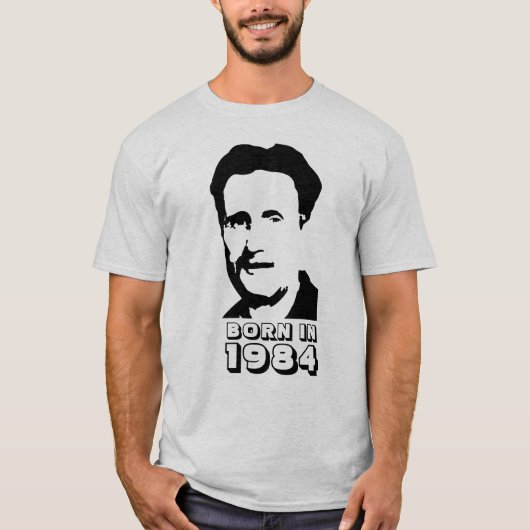 Geboren in 1984 (George Orwell) T-shirt (Voorkant)