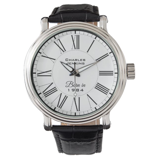 Geboren in 1984 horloge (Voorkant)