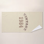 Geboren in 1984 op  verjaardag badhanddoek (Badhanddoek)