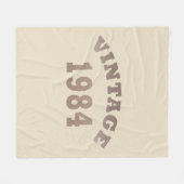 Geboren in 1984 op  verjaardag fleece deken (Voorkant (Horizontaal))