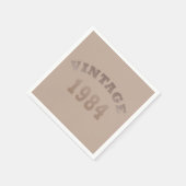 Geboren in 1984 op  verjaardag servet (Hoek)