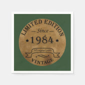 Geboren in 1984 op  verjaardag servet (Voorkant)