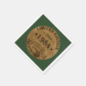 Geboren in 1984 op  verjaardag servet (Hoek)