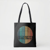 Geboren in 1984 op  verjaardag tote bag (Voorkant)