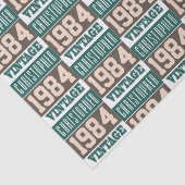 Geboren in 1984 tissuepapier (Detail)