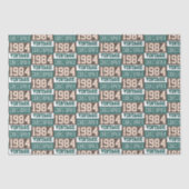 Geboren in 1984 tissuepapier (Voorkant)