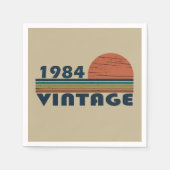 geboren in 1984  verjaardag servet (Voorkant)