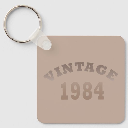 geboren in 1984  verjaardag sleutelhanger (Voorkant)