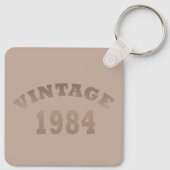 geboren in 1984  verjaardag sleutelhanger (Achterkant)