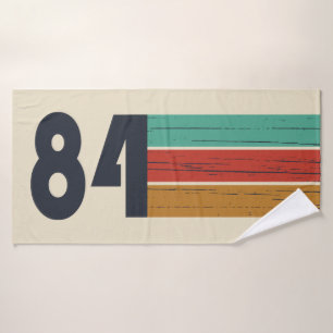 Geboren in 1984 verjaardagscadeau badhanddoek