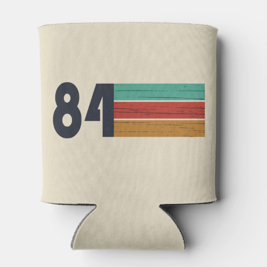 Geboren in 1984 verjaardagscadeau blikjeskoeler (Achterkant)