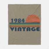 Geboren in 1984  verjaardagscadeau fleece deken (Voorkant)