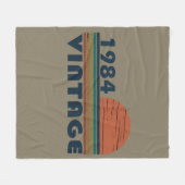 Geboren in 1984  verjaardagscadeau fleece deken (Voorkant (Horizontaal))