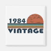 Geboren in 1984  verjaardagscadeau magneet (Voorkant)