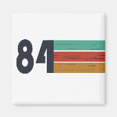 Geboren in 1984 verjaardagscadeau magneet (Voorkant)