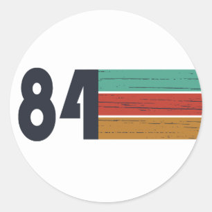 Geboren in 1984  verjaardagscadeau ronde sticker