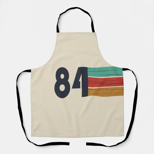 Geboren in 1984  verjaardagscadeau schort (Voorkant)