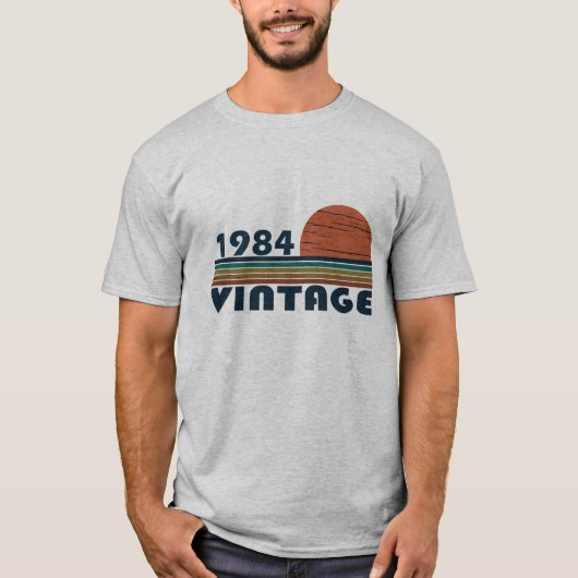 Geboren in 1984  verjaardagscadeau t-shirt (Voorkant)