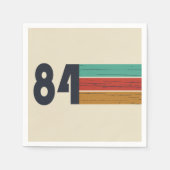 Geboren in 1984  verjaardagsfeest servet (Voorkant)