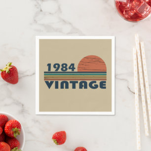 Geboren in 1984 verjaardagsfeestje servet