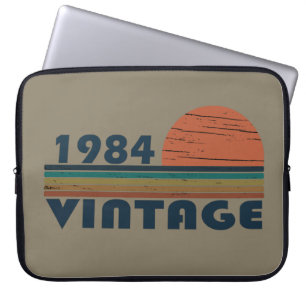 Geboren in 1984 Vintage Verjaardagscadeau Laptop Sleeve