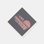 Geboren in 1985 40-jarig  servet (Hoek)