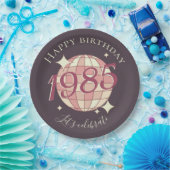 Geboren in 1985 40e verjaardagsfeest decor Papier Papieren Bordje (Feest)