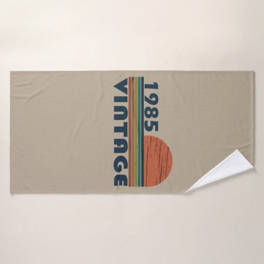 Geboren in 1985 40ste verjaardagscadeau badhanddoek (Badhanddoek)