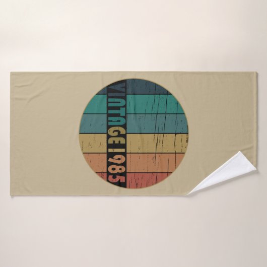 Geboren in 1985 40ste verjaardagscadeau badhanddoek (Badhanddoek)