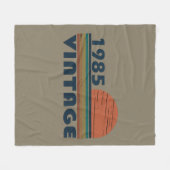 Geboren in 1985  40ste verjaardagscadeau fleece deken (Voorkant (Horizontaal))