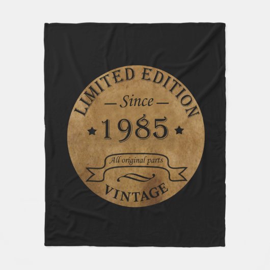 Geboren in 1985 40ste verjaardagscadeau fleece deken (Voorkant)