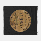 Geboren in 1985 40ste verjaardagscadeau fleece deken (Voorkant (Horizontaal))