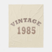 Geboren in 1985  40ste verjaardagscadeau fleece deken (Voorkant)