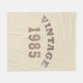 Geboren in 1985  40ste verjaardagscadeau fleece deken (Voorkant (Horizontaal))