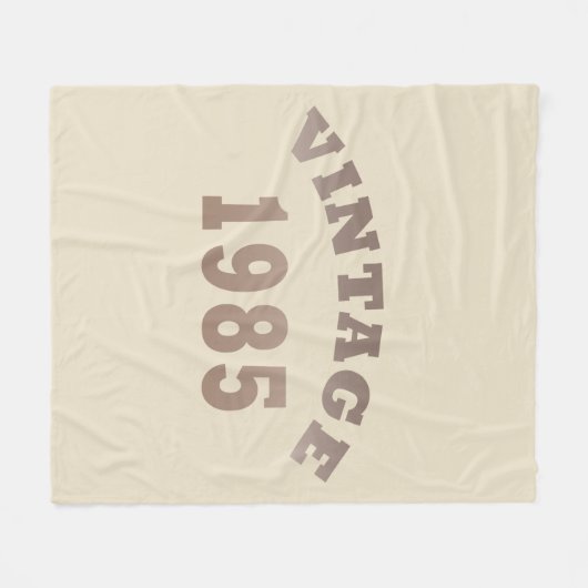 Geboren in 1985  40ste verjaardagscadeau fleece deken (Voorkant (Horizontaal))