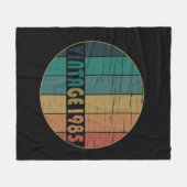 Geboren in 1985 40ste verjaardagscadeau fleece deken (Voorkant (Horizontaal))