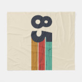 Geboren in 1985  40ste verjaardagscadeau fleece deken (Voorkant (Horizontaal))