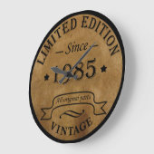 Geboren in 1985  40ste verjaardagscadeau grote klok (Hoek)