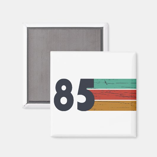 Geboren in 1985  40ste verjaardagscadeau magneet (Voorkant / Achterkant)