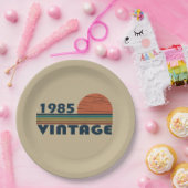 Geboren in 1985  40ste verjaardagscadeau papieren bordje (Feest)