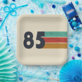 Geboren in 1985 40ste verjaardagscadeau papieren bordje (Feest)