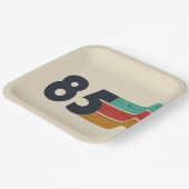 Geboren in 1985 40ste verjaardagscadeau papieren bordje (Gebogen)