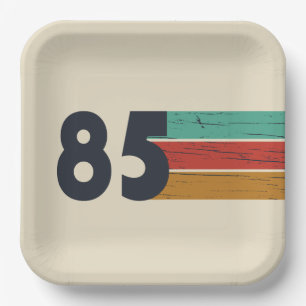 Geboren in 1985  40ste verjaardagscadeau papieren bordje